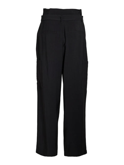 VILLO WIDE LEG PANTS (BLACK)