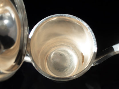 Vintage Hotel Silver Soldered Teapot Large 48 oz 1952
