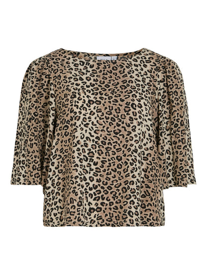 Viola Top (Feather Gray/ Leo)