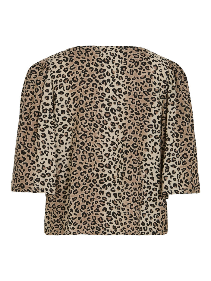 Viola Top (Feather Gray/ Leo)