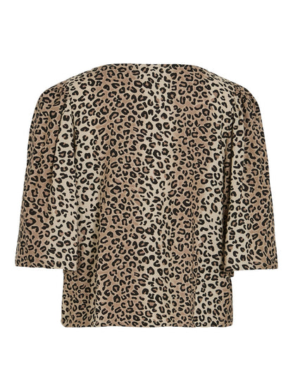Viola Top (Feather Gray/ Leo)