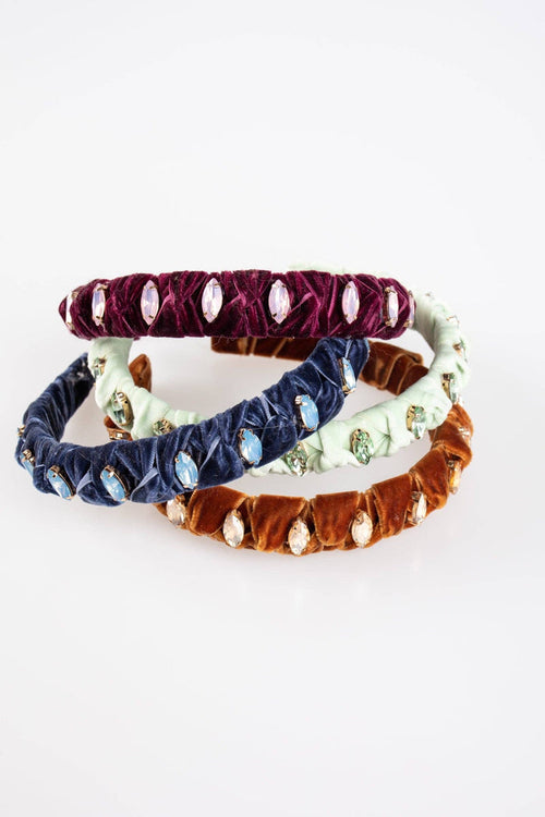 Violet & Brooks Velvet Knotted Headband