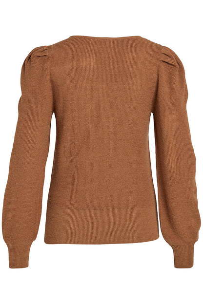 Visee Square Neck Top (Toasted Coconut)