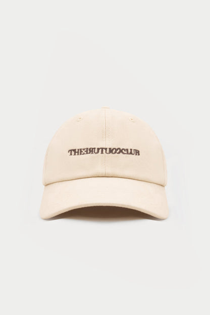 WASHED REVERSE COPYRIGHT CAP - OFF WHITE