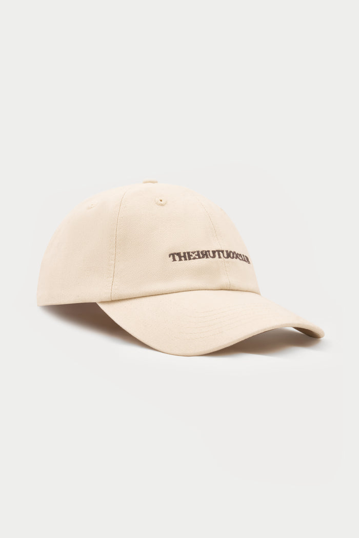 WASHED REVERSE COPYRIGHT CAP - OFF WHITE