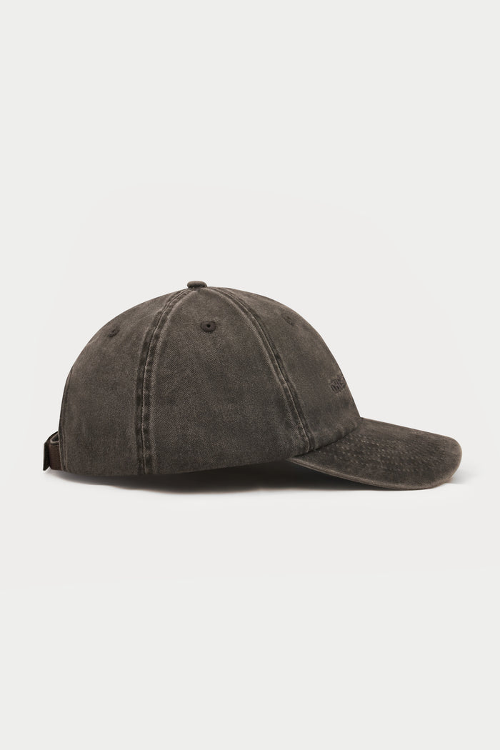 WASHED REVERSE COPYRIGHT CAP - WASHED BLACK