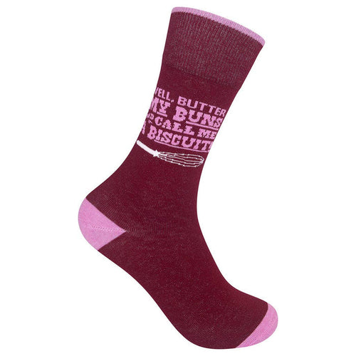 Well Butter My Buns Socks - Closeout | Funatic - Wichita Home Outlet