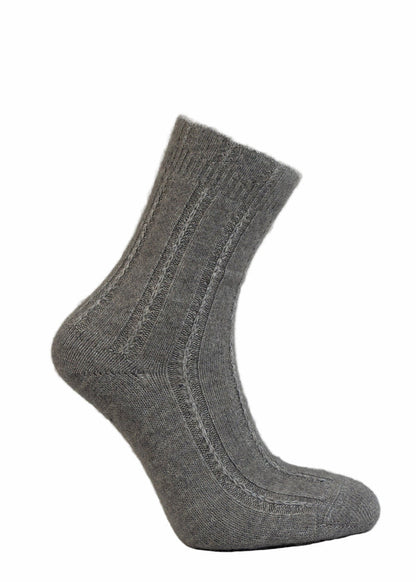 West of Ireland Superfine Alpaca Socks | Grey