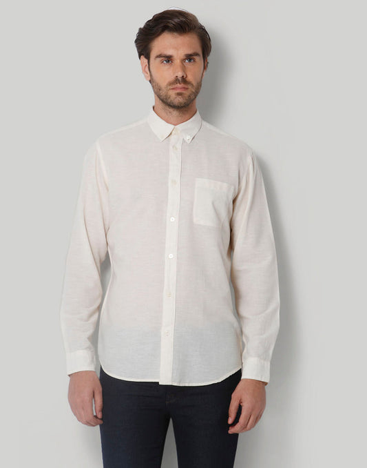 White Full Sleeves Shirt