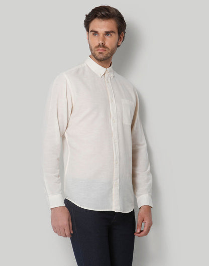 White Full Sleeves Shirt