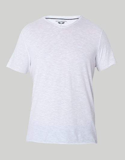 White V-Neck T-Shirt