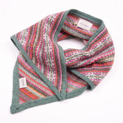 Women’s Lambswool Fair Isle Neck Scarf – Made in Scotland - STRATH - Heritage Of Scotland -