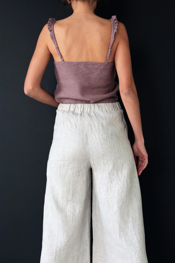 Women’s Linen Сulottes PALMA in Beige