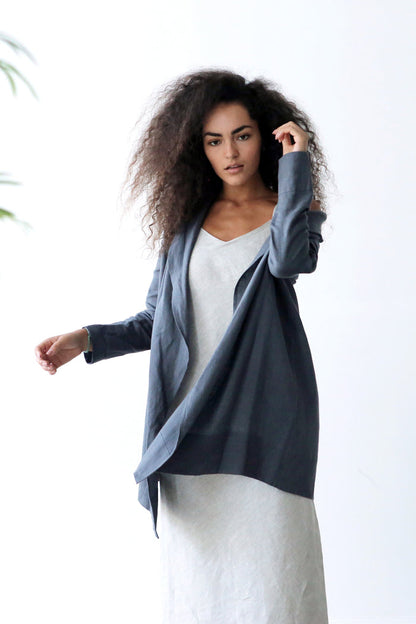 Women's Linen Cardigan DALEA - IN STOCK
