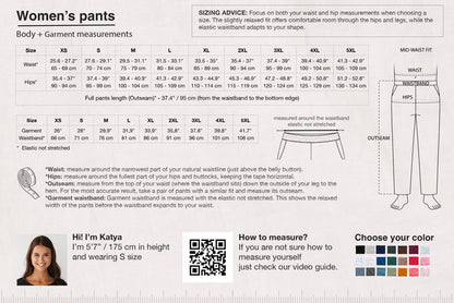 Women’s Linen Pants NARA in Black