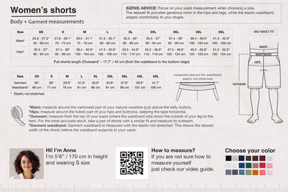 Women’s Linen Shorts BELLA in Cream