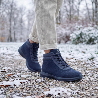 Giesswein Wool Sneaker High Top W - bleu 580