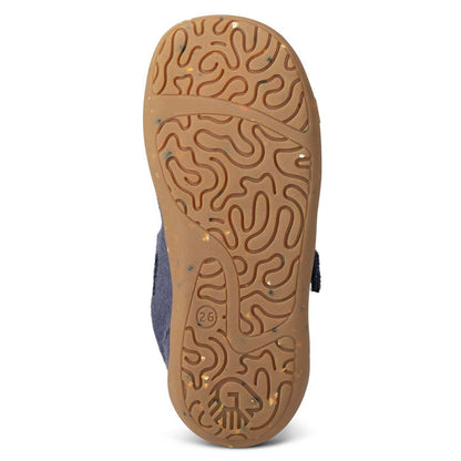 Giesswein Wooly Steps Barfußschuh - bleu océan 540