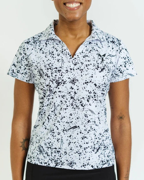 YATTA WOMENS COOKIES & CREAM POLO 25