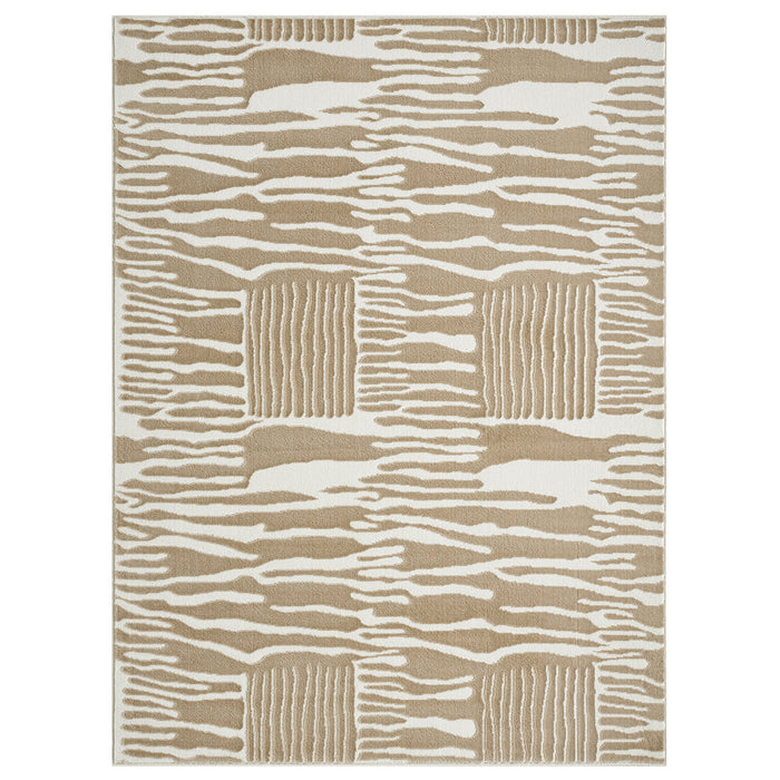Zora 1019 Area Rug - 5' x 7' - Mocha - Wichita Home Outlet