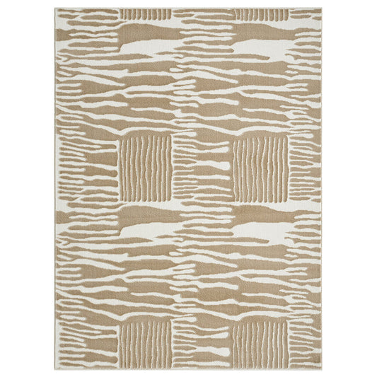 Zora 1019 Area Rug - 5' x 7' - Mocha - Wichita Home Outlet