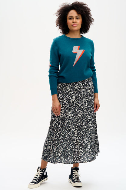 Zora Skirt - Monochrome Moon & Stars
